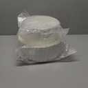 YOUBET 100PCS Ivory Scalloped Plastic Plates - Heavy Duty Disposable Fancy Hard Plates Include 50 Dinner Plate, 50 Dessert Plate, for Wedding & Party