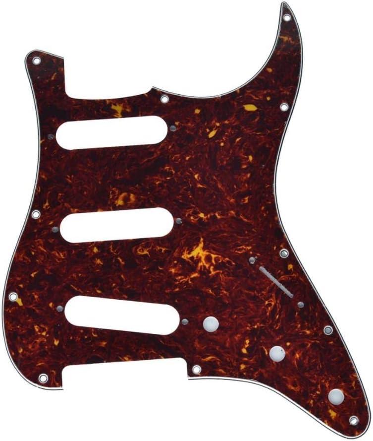 KAISH 11 Hole ST/Strat Style Pickguard SSS Pick Guard for USA/Mexico Stratocaster/Strat Vintage Tortoise