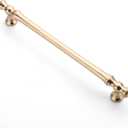 Asidrama 6 Pack 7.5 Inch(192mm) Brushed Brass Kitchen Cabinet Handles, Gold Cabinet Pulls Kitchen Cabinet Hardware for Cupboard Drawer Pulls