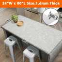 Large Silicone Mat, 24"x80" Heat Resistant Mats for Countertop, Translucent