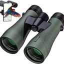 12X50 Professional Binoculars for Adults High Power with Phone Adapter, HD Binoculars with BaK4 prisms, Super Bright Lightweight & Waterproof Binocular Perfect for Bird Watching, Hunting, Stargazing
