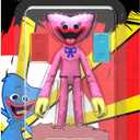 Poppy Playtime Kissy Missy Action Figure (5'' Posable Figure, Series 1) [Officially Licensed] (AF7702)