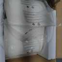 Table Lamps for Living Room Set of 2, Ceramic Table Lamps for Bedroom, 20" Modern Lamps for Night Stands, Grey