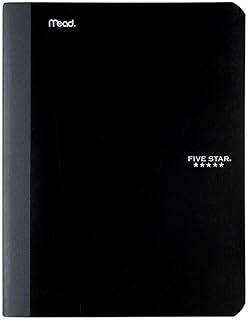 Five Star Composition Book, Notebook, College Ruled Paper, 100 Sheets, 9-1/2 x 7-1/2, Color Selected For You, 1 Count (09120)