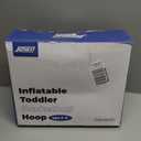 JOSEN Inflatable Toddler Basketball Hoop & Soccer Goal, 2-in-1 Mini Basketball Hoop Indoor Outdoor Sports Center Toys with DIY Stickers, Kids Birthday for Boys Girls 1 2 3 4 5 Year Old