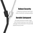 skiguard Treestands Pair of Replacement Cables for Climbing Treestands, Replacement Tree Stand Cables, Durable Steal 65" Treestand Replacement Cables, Hunting Tree Stand Accessories, Black