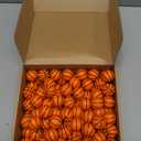 Charniol 100 Pcs Mini Basketball Party Favors Stress Balls Foam Sports Party Favors Mini Basketball Stress Ball for Anxiety Relief Teens Adults School Reward, Party Bag Supplies (Orange)