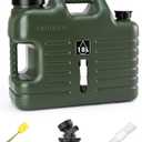 5 Gallon Water Jug, Camping Water Tank with Spout, Portable BPA Free Water Container with Spigot for Outdoor Hiking