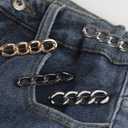 Pants Tightener for Waist Women Jean Tightening Clips Jean Pins to Make Waist Smaller Adjust Waist Clips Pant Pins