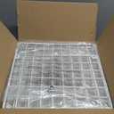 Hanging Closet Organizer, 4 Tier Metal Closet Organizers and Storage with 4 Hanging Hooks 4 S-Hooks for Wardrobe Laundry Room, Wire Storage Shelf for Clothes Sweaters Pants (White)