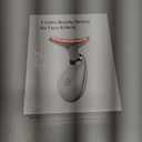 7 Color Face and Neck Massager Light Therapy, Red Light Based Facial Massager for Skin Care, Smoothing, Firming (White)