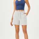 ODODOS Seamless Padded Sports Bra for Women Criss-Cross Back Longline Wirefree Brami Ribbed Crop Tank Tops, Washing Cobalt Blue, Medium-Large (Blue)