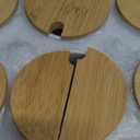 RAINBOWTIE Sublimation Mugs 15 oz with Bamboo Lid Ceramic Coffee Cup Sublimation Coffee Mugs Tazas Para Sublimar Set of 12