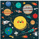 Mudpuppy Solar System  Jumbo 25 Piece Jigsaw Floor Puzzle Featuring Planets, Rocketships, and More!