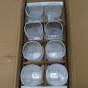 Le'raze Collins Everyday Drinking Glasses Set of 16 Drinkware Kitchen Glasses for Cocktail, Iced Coffee, Beer, Ice Tea, Wine, Whiskey, Water, 8 Tall Highball Glass Cups & 8 Short Old Fashioned