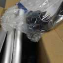 HOMLAND Toilet Seat Risers for Seniors,Raised Toilet Seat with Handles & Padded Seat, Adjustable Height & Width, 400lb Elevated Toilet Seat for Elderly, Handicap, Fit Any Toilet (Blue)