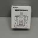 10000mAh Portable Waist Fan Rechargeable, 5 Speeds 16000RPM Brushless Motor Strong Airflow, Hands-Free Wearable Cooling Personal Shirt Belt Fan for Outdoor Jobsite, Camping, Travel