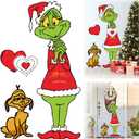 Large Funny Christmas Decorations, Christmas Classic Cardboard Cutouts for Xmas Wall Door Tree Porch Window Decor (Style1)