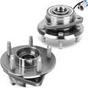 Autoround 513276 [2-Pack] Front Wheel Bearing and Hub Assembly Compatible with Chevy Equinox 07-09/ Captiva Sport 12-15, Saturn Vue 08-10, 07-09 Pontiac Torrent/Suzuki XL-7, 5 Lug w/ABS