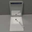 Haikopoon Travel Makeup Mirror with Lights Valentines Day Gifts for Her, Girlfriend, Wife, Birthday Gifts, Rechargeable Portable Compact Mirror, Lighted Makeup Mirror with 72 LEDs 3 Color Light Modes