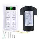 RETROSUN Ceiling Fan Lights Remote Replacement with Receiver Kit, 6-Speed Control, for Wisful 56" Indoor Wood Ceiling Fan HZY-SM21003, for KOWNPY 52" Ceiling Fans HZY-SM21009 HZY-SM21010