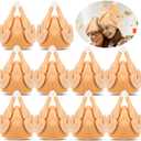 Hanaive 10 Pieces Thanksgiving Turkey Hats Bulk for Adults Turkey Costume for Dress-up Party Plush Turkey Hat Party Supplies