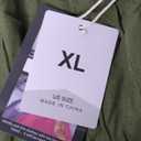 Xiaoxuemeng Linen Pants Women Wide Leg Striped Capri Pants Casual Baggy Linen Trousers with Pockets XL