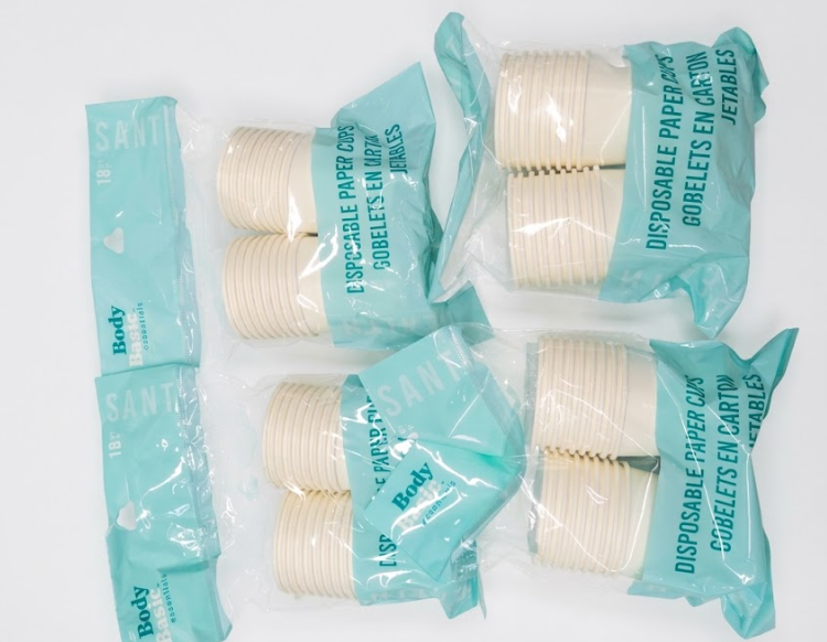 4 x Disposable Paper Cups 4 Packs - 18ct