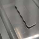 DMI Drop Arm Portable Toilet Commode, Extra-Wide Seat, 500 Pound Weight Capacity, Bucket with Lid Included, Adjustable Legs, Elderly Assistance Products, Grey