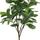 VIAGDO Artificial Fiddle Leaf Fig Tree 6ft Tall 86 Decorative Faux Fiddle Leaves Fake Fig Silk Tree in Pot Artificial Tree for Home Office Living Room Bathroom Corner Decor Indoor