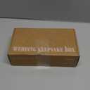 Mr and Mrs Wedding Keepsake Box with Lid  Personalized Wooden Memory Box for Bride and Groom, Unique Gift for Couples, Newlyweds, Engagement, Bridal Shower & Bachelorette Party