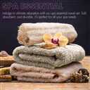 KAHAF Collection 6-Pack Bath Towels - Lightweight - Extra Absorbent - 100% Cotton - Shower towels (Multi, 27 inchesx54 inches)