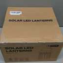 KOOPER 4 Pack Solar Lantern Outdoor Lights, Upgraded Flickering Flame Solar Lanterns Lights Outdoor Waterproof, Hanging Lantern Decorative, Solar Powered Lanterns for Yard Patio Path Tree Garden Decor