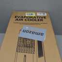 Swamp Cooler, 3-IN-1 Evaporative Air Cooler with Display & Remote, Windowless Portable Air Conditioners with Ice Cooling, 12H Timer, 6 Speeds, 60° Oscillation, Air Cooler Fan for Home Office