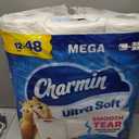 Charmin Ultra Soft Toilet Paper, 12 Mega Rolls = 24 Regular Rolls, 2-ply Bath Tissue