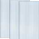 Hotop 3 Pcs Polycarbonate Greenhouse Panels Double Layer Polycarbonate Panels Waterproof UV Protected Sheet Corrugated Plastic Roof Greenhouse Replacement Cover (4' X 2' X 0.24")
