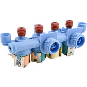 WH13X26637, WH13X24058 Water Inlet Valve Compatible With GE Washers GTW680BSJ4WS, GTW680BSJ5WS, GTW685BPL0DG, GTW680BSJ6WS, GTW750CPL1DG, GTW720BSN0WS etc, Replace Number: WH13X26637-25PK, 4546358 etc