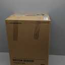 Ninestars Automatic Touchless Motion Sensor Rectangular Trash Can 13.2 Gallons, 50L, Silver, 13 Gal. 50 L, Silver Trim