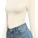 MANGOPOP Women's Mock Turtle Neck Long Sleeve Shirts Fitted Fall Winter Undershirt Tight Tops Slim Fit Basic Tee (Black, XL)