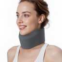 Neck Brace for Sleeping, for Relief Neck Pain and Provide Support Soft Cervical Collar, Neck Support Keep Vertebrae Stable & Aligned Relief of Cervical Spine Pressure Gray (Medium Size)