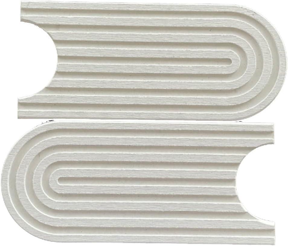 17 Inch Kitchen Sink Splash Guard, Stone Faucet Mat for Kitchen, Diatomite Quick Dry Stone Mat Sink Protectors, Water-Absorbent Faucet Handle Drip Catcher Tray with Drainage (White, 17.7" x 3.9")
