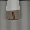 Cable Management Box - Wooden Style Cord Organizer Box to Hide Wires & Power Strips | Desk Computer Cable Organizer Box | Safe ABS Material | 12.6" (L) x 5.3" (W) 4.9" (H) | for Home & Office - White (Medium)