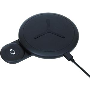Helix 2 in 1 Wireless Charger, 10 Watt Fast Wireless Charger + Apple Watch Charger, iPhone Charger, Qi Certified, Compatible with iPhone 11, 11 Pro, 11 Pro Max, XS, XS Max, XR, X, 8, 8 Plus, AirPods 2