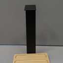 Wooden Headphone Stand with Storage Tray  Rubberwood & Metal Headset Holder with Anti-Slip Base, Scandinavian Desk Headphone Stand for Organizing Headphones, Phone, Keys & Accessories