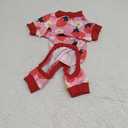 Dog Pajamas Soft Lightweight Dog Onesies Outfit Clothes for Small Medium Large Puppy Pjs for Pet Boys Girls Dogs Cats S