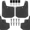 Mud Flaps Splash Guards for Fit for Chevrolet Clolrado 2023 | No Drilling Required Bendable Mud Guards | Front & Rear 4-Piece Set Car Accessories