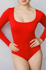 REORIA Womens Trendy Fall Sexy Sweetheart Neck Double Lined Cute Shirt Stretchy Basic Layering Long Sleeve Body Suit Slimming Going Out Bodysuits Leotards Tops Deep Grey M