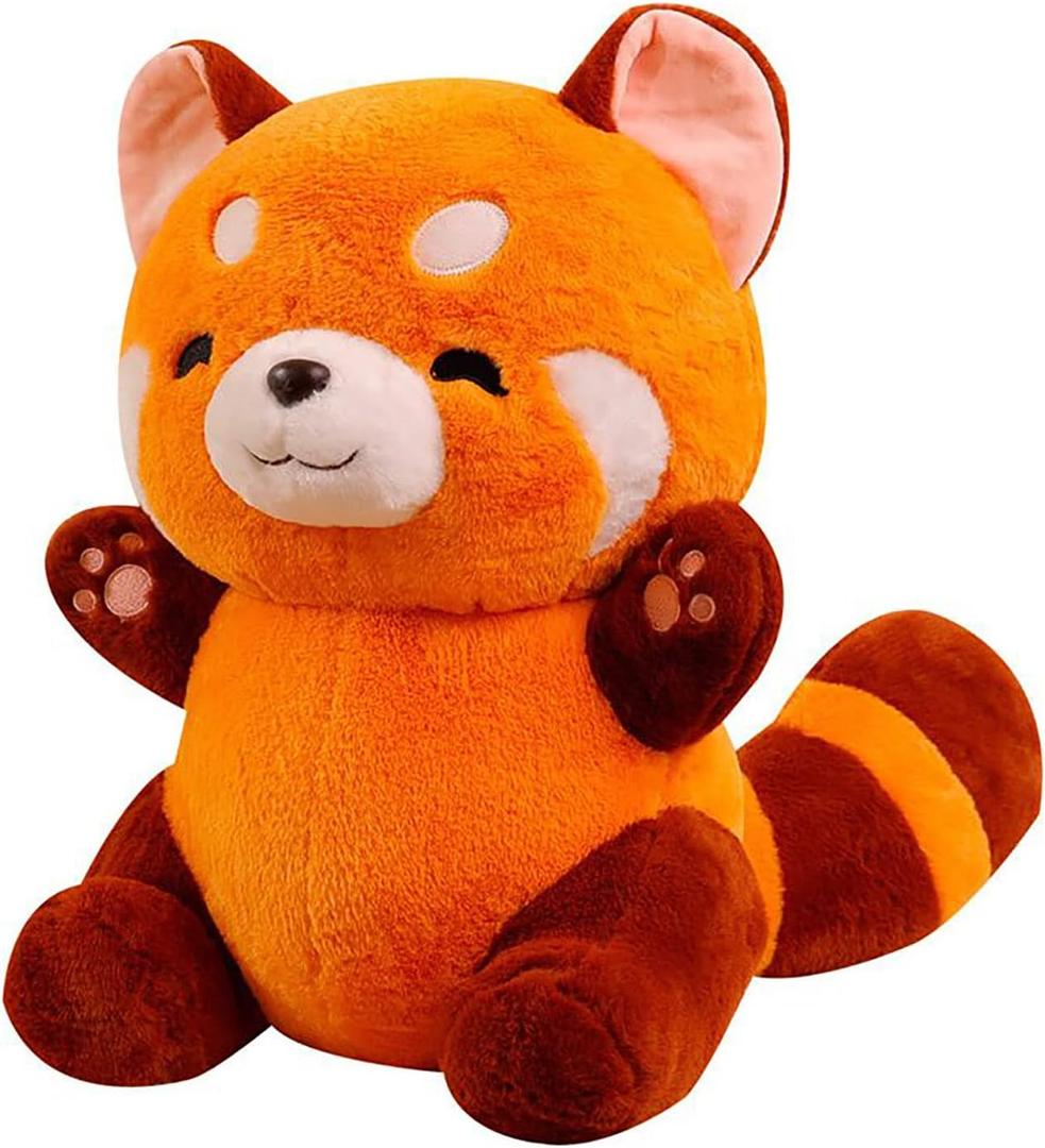 YUKOUQIAN Red Panda Stuffed Animal Cute Red Panda Plush Toy 9 inch for Girls Boys (red Panda)