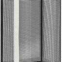 STORAGE MANIAC Mesh Laundry Hamper, 23.7 Gal. Tall Laundry Basket for Airflow, Strong Metal Dirty Clothes Hamper for College Dorm, Bedroom, Bathroom, Clothes Bin, White & Black