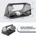 Under Screen Storage Box for Tesla 2020-2025 Model Y 2020-2023 Model 3, Hidden Design & Stable Installation, Hiddenable Privacy Storage with Anti-Slip Silicone Pad for Model Y 3 Accessories
